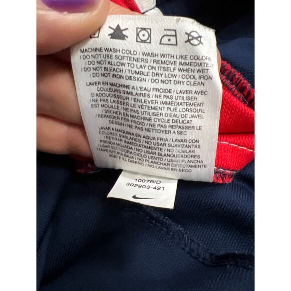 Vintage Y2K Retro Nike Dri-Fit Men’s Track Joggers Pants Size XL Navy Red White - Picture 9 of 10